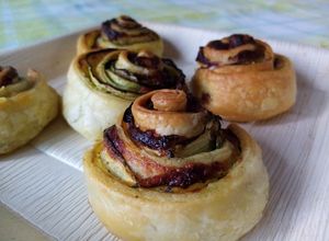Foto di Roselline di zucchine e galbanino, in friggitrice ad aria