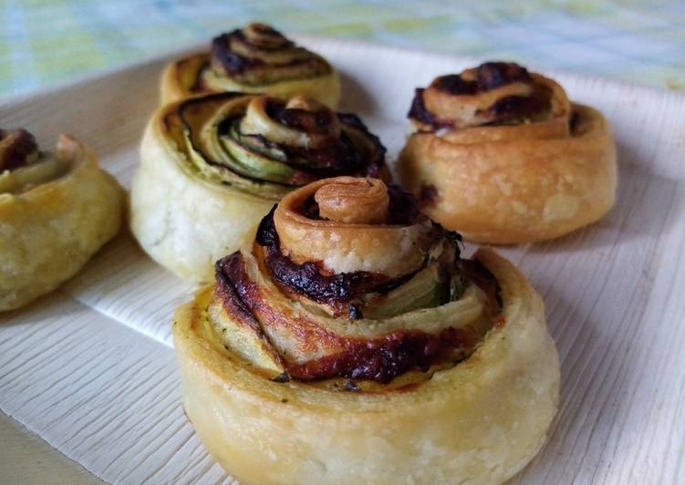 Roselline di zucchine e galbanino, in friggitrice ad aria