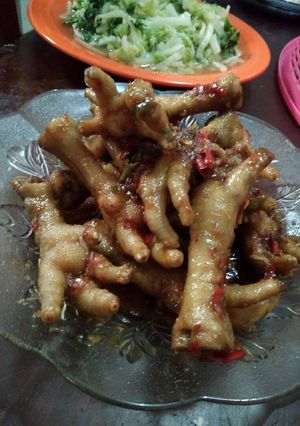 Foto resep Ceker ayam pedes manis