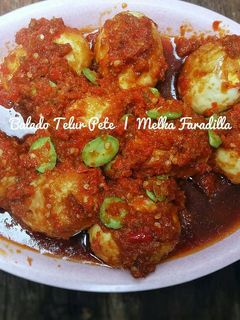 Foto resep Balado Telur Pete