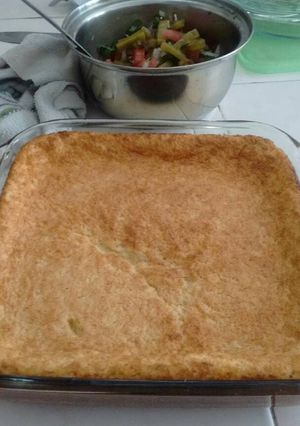 A picture of Homemade Cornbread 😋😋😋😋.
