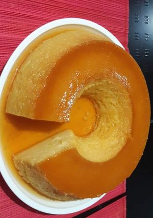 Una foto de Flan de Huevo
