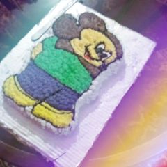 A picture of Micky mouse cake.