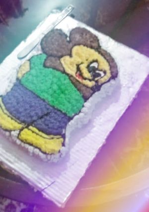 A picture of Micky mouse cake.