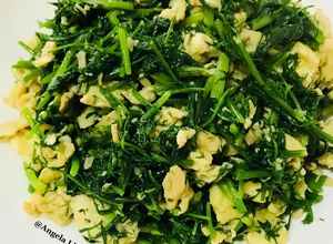 Foto resep Orak arik telur & daun adas,sayur organic