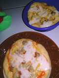Pizza keju jagung sosis creamy