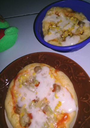 Foto resep Pizza keju jagung sosis creamy