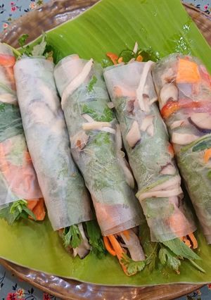 Hình của món Cuốn chay.