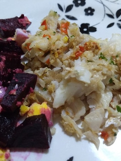 Una foto de Filet de merluza a la provenzal