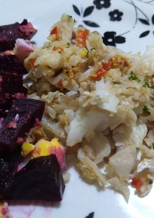 Una foto de Filet de merluza a la provenzal