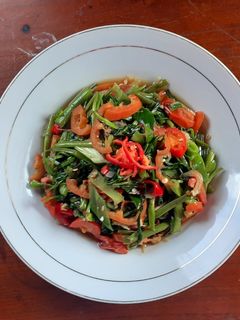 Foto resep Tumis Kangkung Asam Pedas Segar