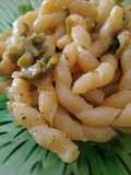 Busiati salmone e asparagi