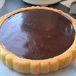 Tarte moelleuse chocolat caramel