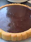 Tarte moelleuse chocolat caramel