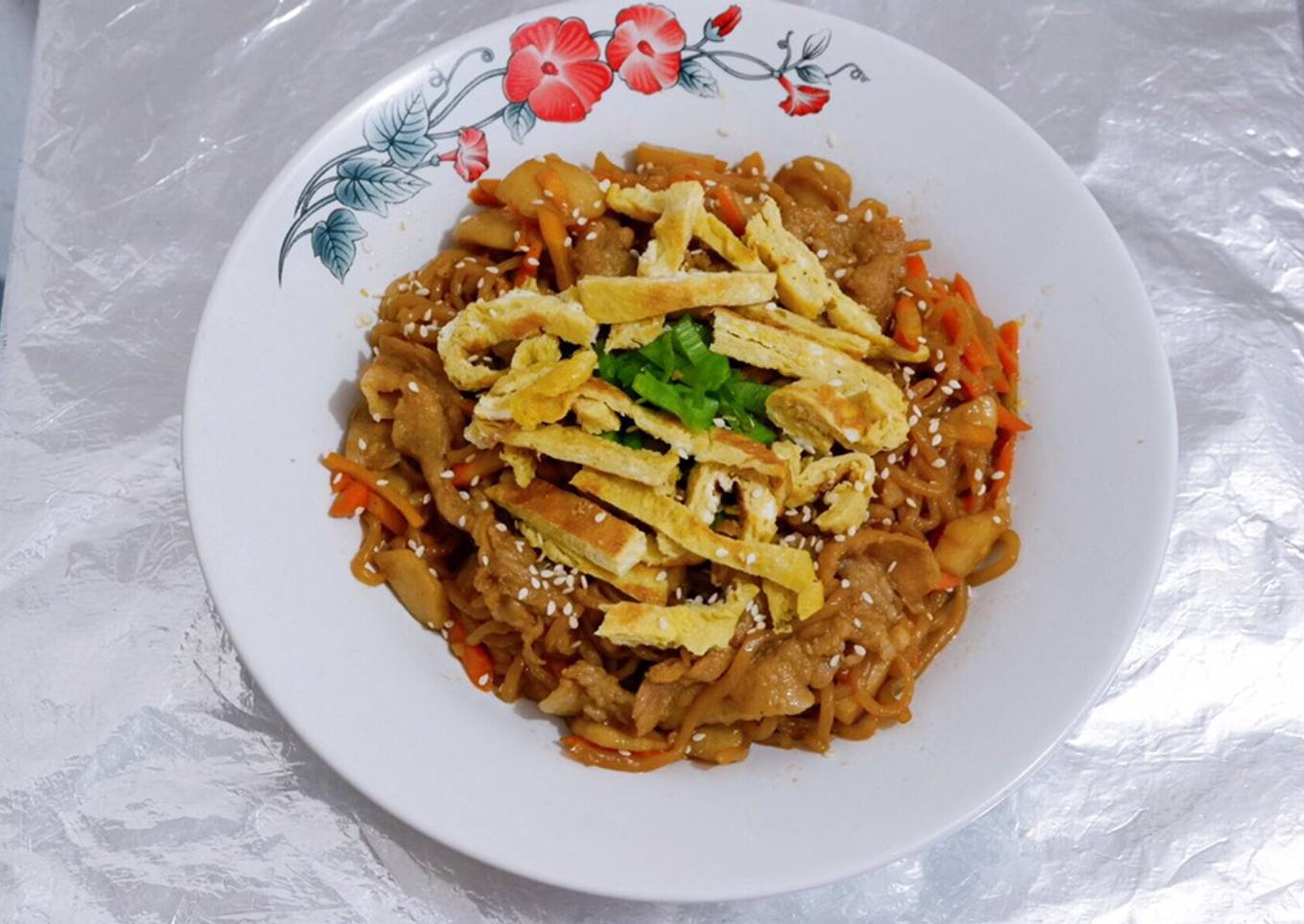 Shirataki Japchae
