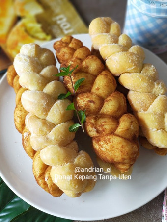 Resep Donat Kepang (Tanpa Ulen) Anti Gagal