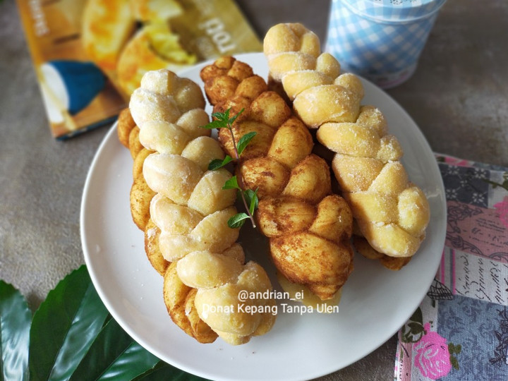 Resep Donat Kepang (Tanpa Ulen) Anti Gagal