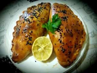 Les chaussons de chawarma au poulet
