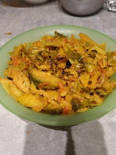 A picture of Masala Brussels Sprouts.