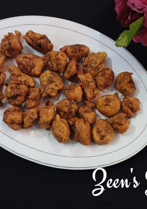 A picture of Soya Chunks Pakoras.