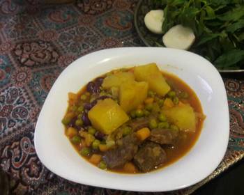 Popular Cuisine Meat and potato stew Yummy