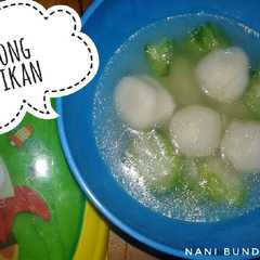 Sup oyong bakso ikan (menu balita) রেসিপির প্রধান ছবি