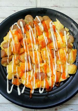 Foto resep Telur dadar roti