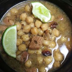 A picture of Ham and Garbanzo Bean Soup.