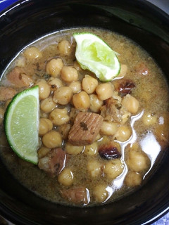 A picture of Ham and Garbanzo Bean Soup.