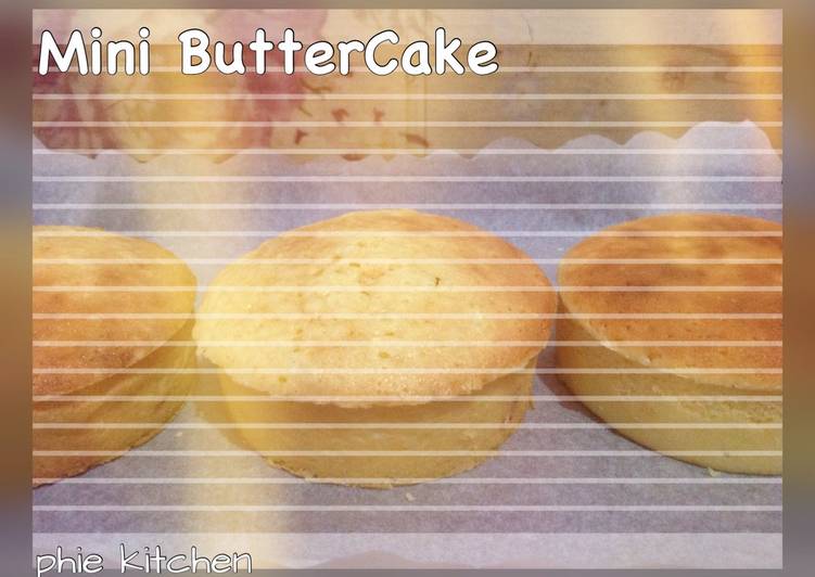 Bagaimana Membuat Mini butter cake (Irit telur) yang Lezat Sekali