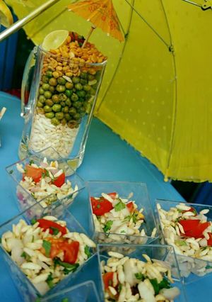 A picture of Murmura bhel (puffed Rice bhel).
