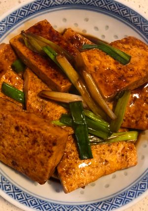 蔥燒豆腐 的食譜成品照片