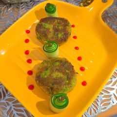 A picture of Lehsuni Matar Magic Cutlets.