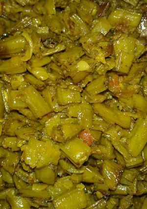 A picture of Gawarfali ki sabjii.