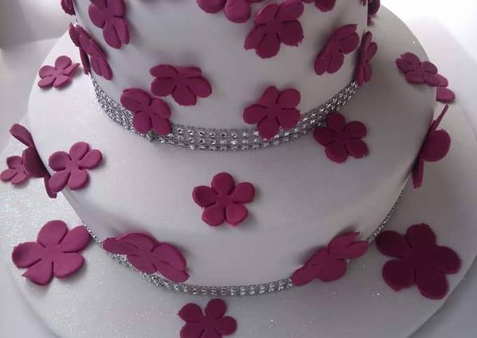 Recipe of Homemade Rose steps cake