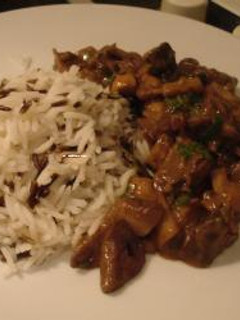 A picture of Mushroom Stroganoff.