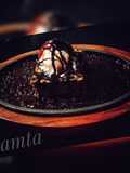Hot Sizzling Biscuit Brownie with Vanilla Ice cream (quick easy)