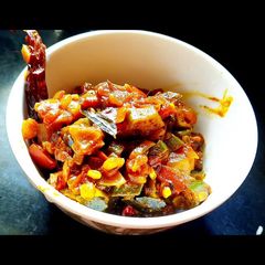 A picture of Okra | bhindi fry.