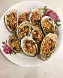 Hàu nướng mỡ hành