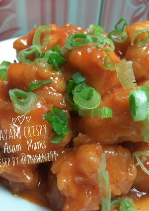 Foto resep Ayam Crispy Asam Manis, memasak cepat 🍲🍗🐣