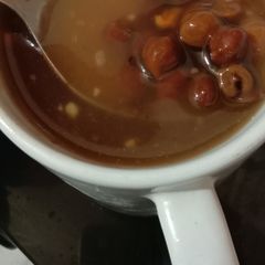 Hot and sour Soup with black chana A picture of Hot and sour Soup with black chana.