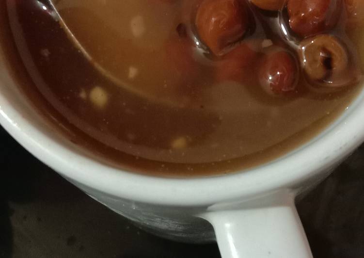 Step-by-Step Guide to Prepare Super Quick Homemade Hot and sour Soup with black chana