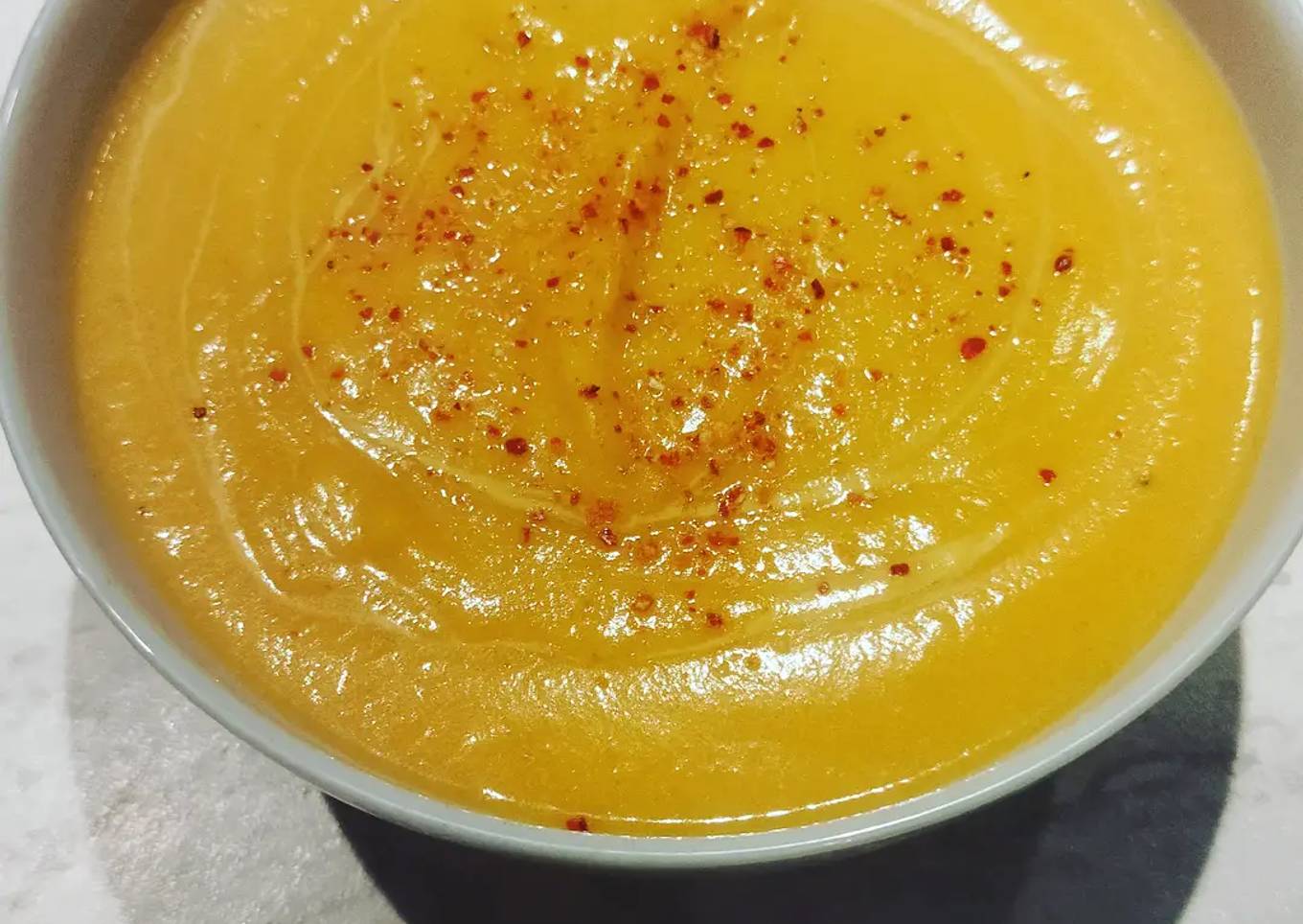 Velouté de courge butternut à la thaï au cookeo