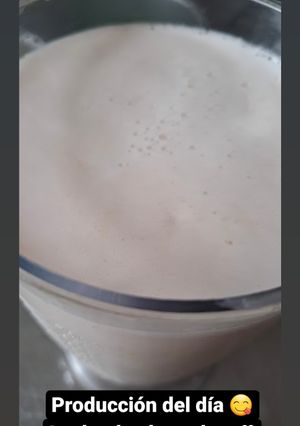 Una foto de Leche de almendras