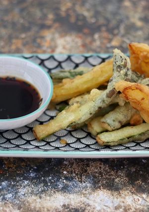 A picture of Easy vegetable tempura 🥢🥬.