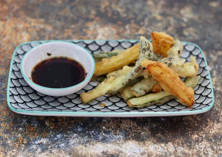 Recipe of Super Quick Homemade Easy vegetable tempura 🥢🥬