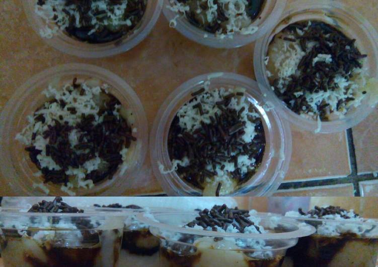Frozen coklat cheese cake