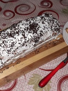 صورة لوصفة كيك بكريم شنتي