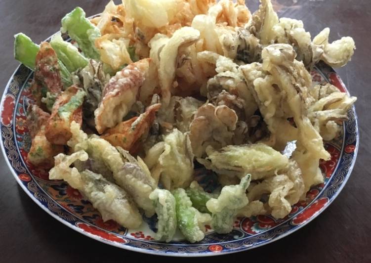 La tempura~verduras fritas~
