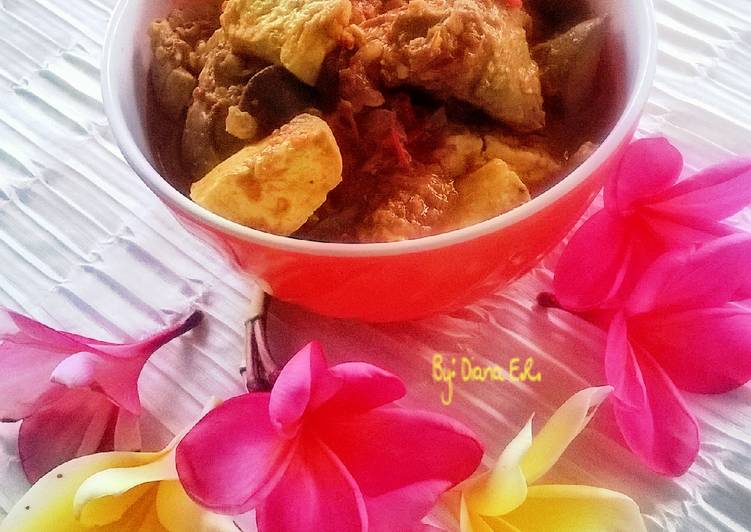 Resep Tahu, Ati Ampela Bumbu Merah (Seng Geseng ala Diana) yang simpel